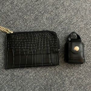 Matching pouch and airpod case